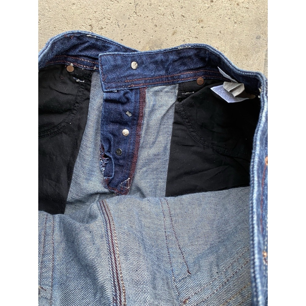 Vintage Y2K Diesel Industry Bootcut Denim Jeans EMBROIDERED Logo StreetwearFaded - Picture 5 of 13